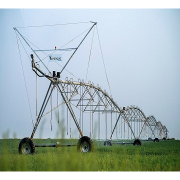 sistema de irrigação de pivô central com tubo galvanizado